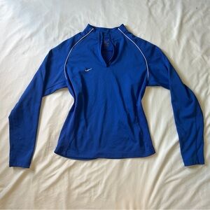 Nike dri fit long sleeve 1/4 zip top